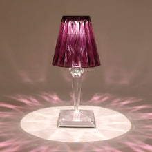 Crystal Diamond LED Table Lamp with 16 Colors – Bedroom Decor