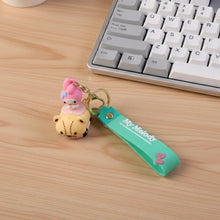 Cute Cartoon Character Keychain (1 Pc)