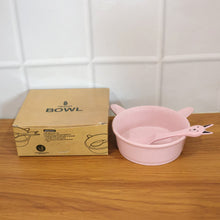 Premium Kids Feeding Bowl with Cute Spoon (1 Set, 240ML)