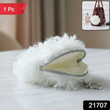 Soft Fluffy Mini Coin Purse (1 Pc)
