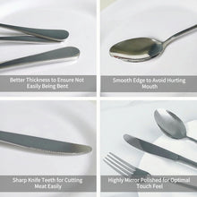 Premium Stainless Steel Polished Cutlery Set (24 Pc)